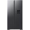 Samsung Frigorifero Side by Side Air Space AI RS57DG410EB4/EF con Dispenser Acqua, Wifi, AI Energy Mode, SpaceMax, All-Around Cooling, 370 + 208 L, LxAxP: 91,2 x 178 x 65,4 cm, Black