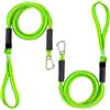 Arola Bungee Boat Dock Line con clip in acciaio inox, corda per ormeggio, cor Verde II