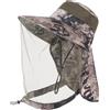 Cappello da pescatore leggero con rete per apicoltore per campeggio