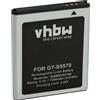 vhbw Batteria per Samsung Galaxy Pocket Neo GT-S5310 Pop Plus GT-S5570i 1300mAh