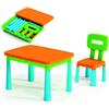 ADRIATIC SET TAVOLINO DA BAMBINO MULTICOLORE IN PLASTICA ROMEO E SEDIA GIULIETTA