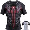 Rashguard BJJ Breathable & Ultra Lightweight Maglia Compressione Uomo MMA Rashgu
