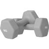 Set Di 2 Manubri Palestra 2X1/2/3/4/5/6/7/8/9/10 Kg, Set Pesi Palestra Esagonali