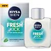 NIVEA MEN NIVEA Balsamo dopobarba da uomo FRESH KICK (100 ml), lozione dopobarba rinfresca