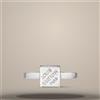 Louis Vuitton Cube Ring Silver European Size 52, 53, 54 MA086M 157285221 [U]