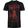 Michael Jackson T Shirt Ufficiale Thriller. Maglietta Unisex in Cotone. Maglia V