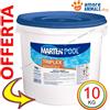 Marten Pool Marten TRIPLEX Pastiglie 200 gr → 1 / 5 / 10 Kg CLORO MULTIAZIONE Acqua Piscina