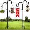 Does not apply 2 PCS Gancio Da Pastore Esterni, 100CM Doppi Gancio per Pastore Da Giardino, Reg