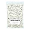 Does not apply Sassi Bianco 1,8Kg - Sassolini Decorativi per Vasi - Sassi Decorativi per Vasi -