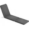 Bazkar Jaipur S-49 Cuscino per sdraio 190x60 cm Grigio Scuro