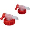 Beccuccio rubinetto versamento 18,9 mm per bidoni standard DIN51 DIN61 flusso pr