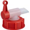 Beccuccio rubinetto versamento 18,9 mm per bidoni standard DIN51 DIN61 flusso pr