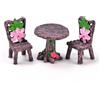Garden Craft Set Sedia Tavolo Alta Qualità per nuova Pratica Vasi Piante Resina Giardino
