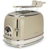 Ariete Tostapane Vintage 2 fette 155 con pinze 810 Watt Linea Vintage Beige