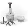 Meridiana CHEF ROTOR Mixer Tritatutto Manuale 5 Lame Acciaio Inox Trita Verdure