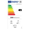EFFEZETA ITALIA Frigorifero combinato Sharp SJNBA31IEBGD 331 lt No Frost con estetica glass nero