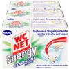 Wc Net - Energy con Candeggina, Detergente Igienizzante in Polvere per WC, Schiu