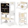 Labebe Montessori Torre per bambini 3 in 1 Torre di Apprendimento Pieghevole