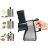 BEPER BP 400 Affetta verdure e Grattugia Elettrica per Formaggio in Acciaio