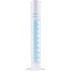Latrat cilindro graduato, contenitore laboratorio, plastica trasparente, 100ml