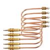 5PCS Termocoppia di Ricambio 30CM per Barbecue a Gas con Filettatura M8 Flameout