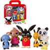 Bing -Set 6 Personaggi,Oltre Al Protagonista, Flop, Sula, Amma, Pando E Padget,