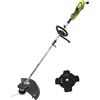 GreenWorks Tagliabordi e Decespugliatore Elettrico 230V 1200W Taglio 40cm 2mm filo/coltello