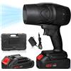 Soffiatore a Batteria 48V Turbo Potente Aspiratore Aria Auto Giardino Polvere