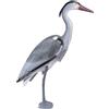 Airone per Laghetto Da Giardino in Plastica Con Picchetto, 75 Cm, Come Spaventap