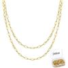 ALEXCRAFT Collane Fai da Te 7,2M Catene per Creazione di Gioielli (U8v)