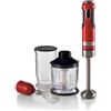 Ariete Frullatore a immersione Moderna 602 1000W 10 velocità + turbo Rosso