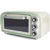 Ariete Forno Elettrico di Design 18 Litri 979 Acciaio Inox 1380W Vintage Verde