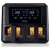 Ariete Friggitrice ad aria Doppia 9L 4631 2400W Fino a 3,6 kg fino a 200°C Nero