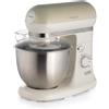Ariete Impastatrice Planetaria 1588 7 Velocità 5,5L Inox 1200 W Vintage Beige
