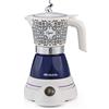 Ariete 1358 Moka Elettrica Aroma Capri 400W 2/4 Tazze Cordless Caffettiera