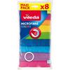 Vileda La salvietta in microfibra Colors: set da 8 panni Vileda per la pulizia