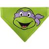 Buckle-Down Teenage Mutant Ninja Turtles Pet Bandana Ninja Turtles Donatello Face and Turtle