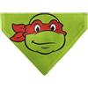 Buckle-Down Teenage Mutant Ninja Turtles Pet Bandana Ninja Turtles Raphael Face and Turtle S