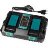 KEATFE Caricatore a doppia porta per batteria Makita, DC18RD 14,4 V ~ 18