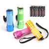Does not apply 4 Pezzi Torce Elettriche LED Portachiave, Torcia Portatile Set, Pile Della Luce