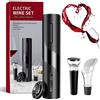 Kit Apribottiglie Elettrico Automatico Cavatappi Versatore Vino mar