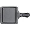 Spring Padella per raclette, 1 pezzo, 9,5 x 9,5 cm, ricambio per raclette, adatta per raclette di formaggio, raclette GOURMET, rivestimento antiaderente, manico in plastica, griglia per raclette