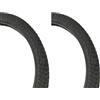 ON BIKE Copertura nera per ruota bici BMX copertone 20 pollici x 2,10 (Confezione da 2)