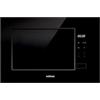 EDESA EMW-2021-IG BK Senza Telaio Grande Capacità 20 Litri Potenza Grill 800W Sbrinamento 5 Funzioni Pulsante Avvio Rapido Installazione Mobile Alto Finitura Nero