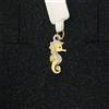 FMF Pendente Oro 18K 750 Mls. Cavalluccio Marino. Bicolore 15 MM.