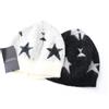 Maison Scotch Cappello Donna Cuffia OS Off-White 2-Pack Lana Mohair Stelle