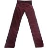 GANT USA Jeans In Velluto A Coste Slim Straight Bordeaux Da Uomo GANT Taglia 32/34