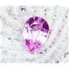 Rosa Naturale Kunzite Certificato Taglio a Pera Loose Gemma 10.20 KT Con Omaggio