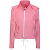 Moncler ALOSE Logo Hooded Jacket Pink 1A001 10 539ZD 52T 55203876 [U]