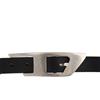 Diesel MAXI D Buckle Leather Belt Black 149902458 [U]